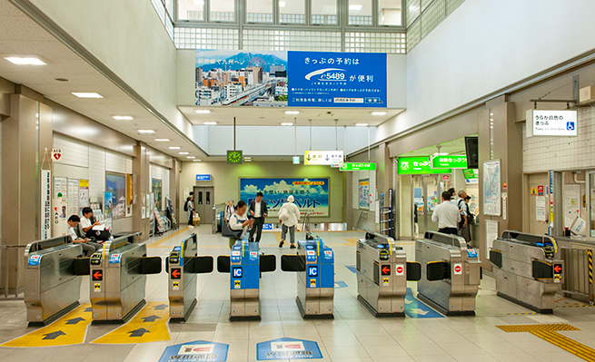 JR新長田駅改札